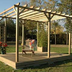Pergolas bois